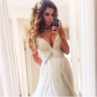 Анна Седокова, свадебное платье