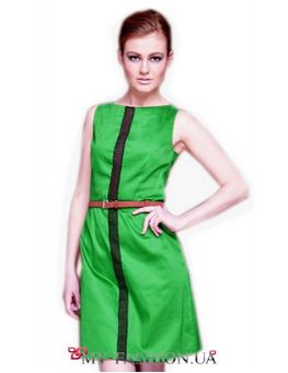 платье зеленое модное